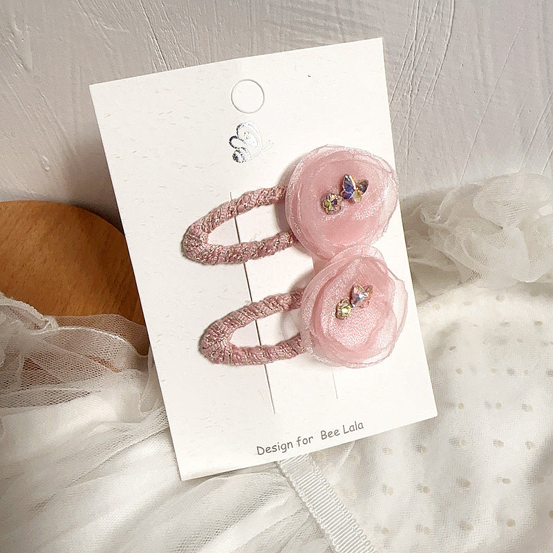 Children's Super Fairy Sweet Press Clip Hair Accessories