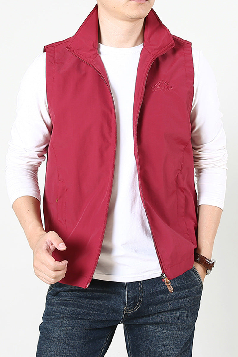 Niandun Spring Vest Men's Thin Waistcoat Vest