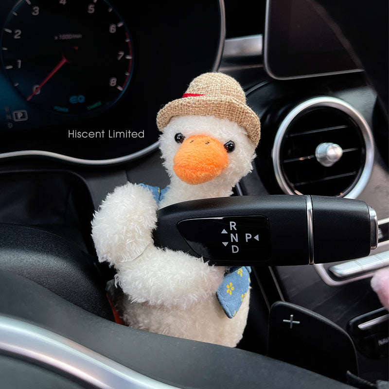 Cute Pilot Dog Car Pregnant Block Decoration Doll