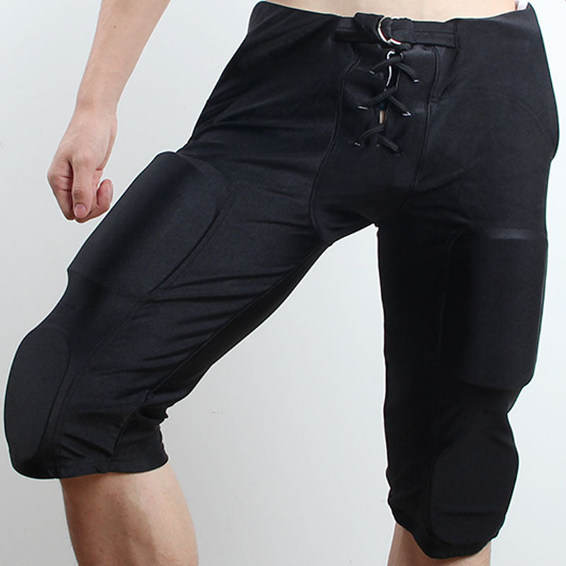 Anti-collision Rugby Pants Men's Hockey Protective Gear Tight Training Pant