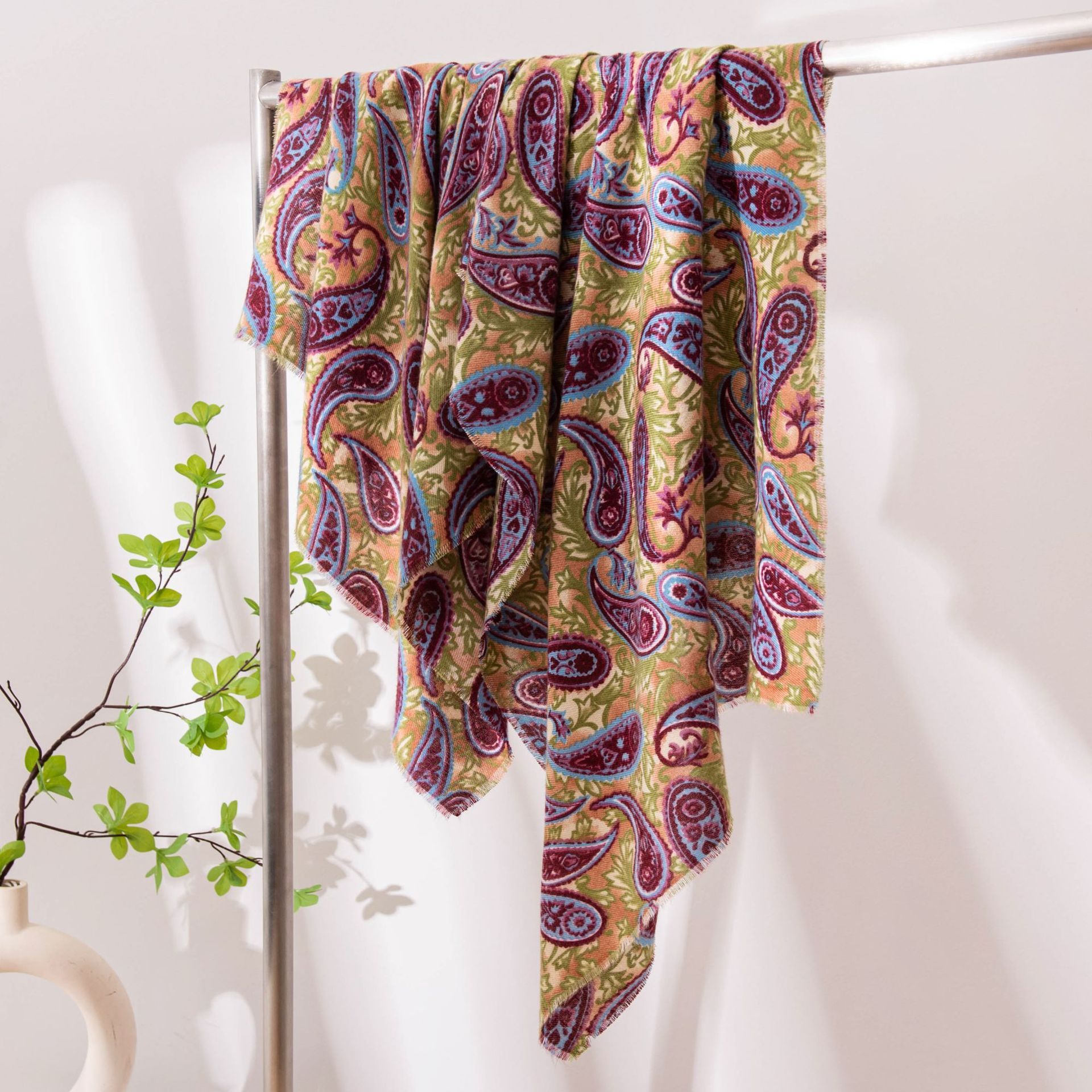Artificial Cashmere Scarf Color Warm Shawl