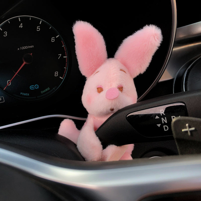 Cute Pilot Dog Car Pregnant Block Decoration Doll