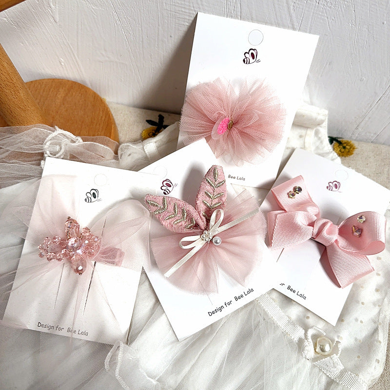 Children's Super Fairy Sweet Press Clip Hair Accessories