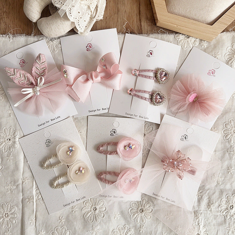 Children's Super Fairy Sweet Press Clip Hair Accessories