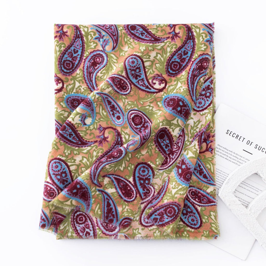 Artificial Cashmere Scarf Color Warm Shawl