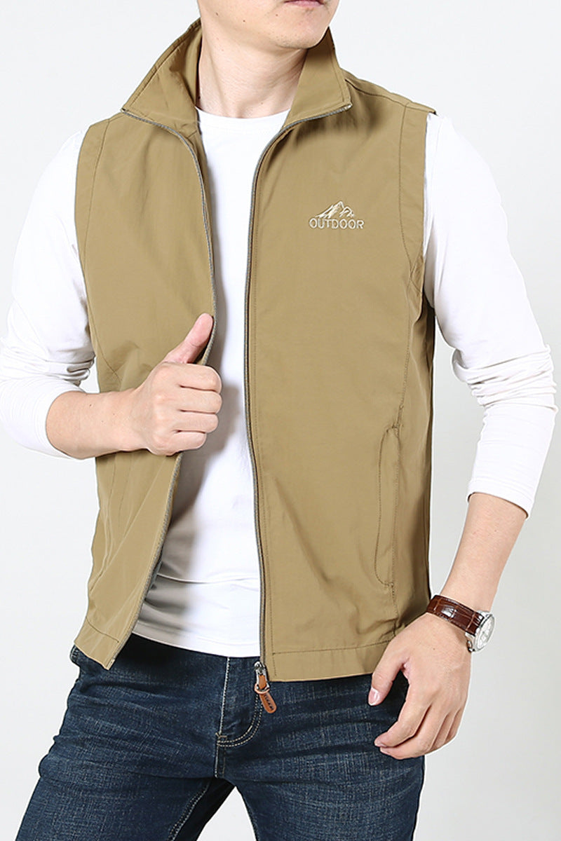 Niandun Spring Vest Men's Thin Waistcoat Vest