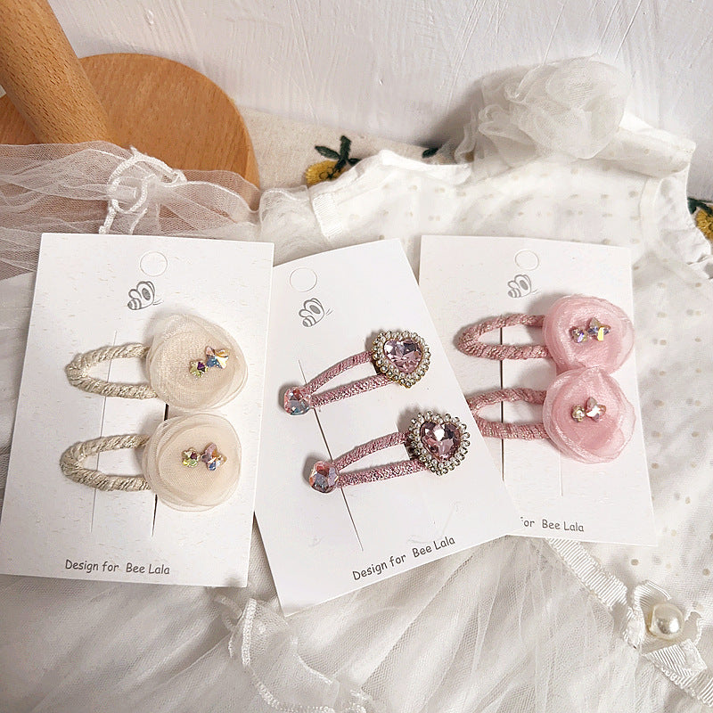 Children's Super Fairy Sweet Press Clip Hair Accessories