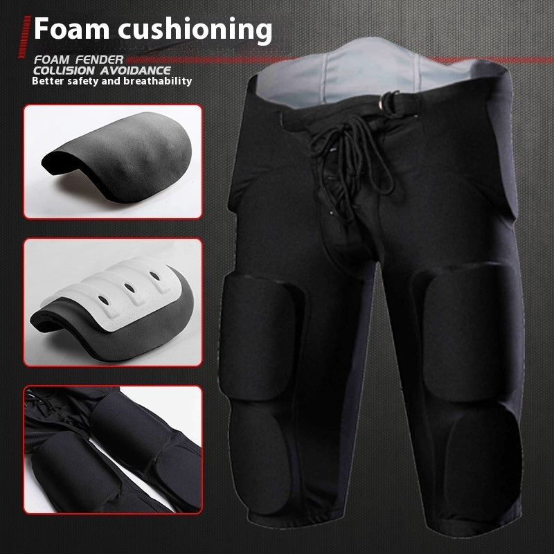 Anti-collision Rugby Pants Men's Hockey Protective Gear Tight Training Pant