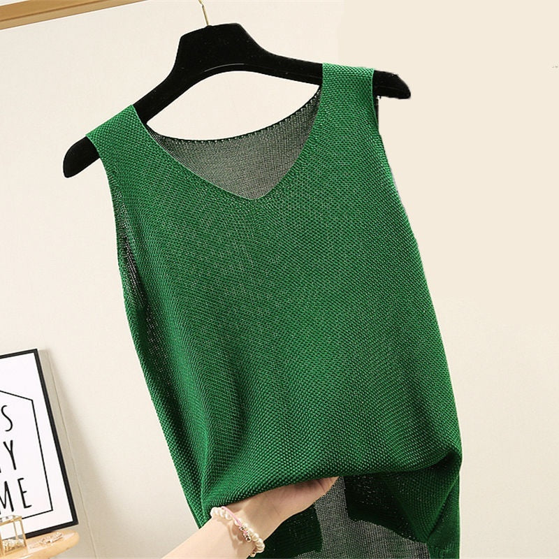 Loose Large Size Strap Vest For Women Summer